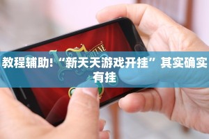 教程辅助!“新天天游戏开挂”其实确实有挂