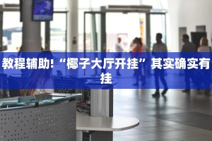 教程辅助!“椰子大厅开挂”其实确实有挂