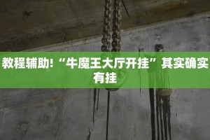 教程辅助!“牛魔王大厅开挂”其实确实有挂
