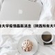 陕西各大学疫情最新消息（陕西所有大学院校）