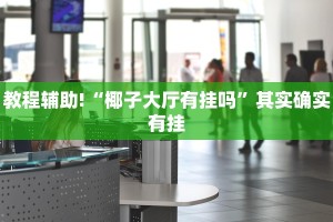 教程辅助!“椰子大厅有挂吗”其实确实有挂