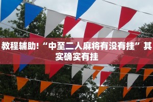 必看教程“中至乐平麻将开挂神器”其实确实有挂
