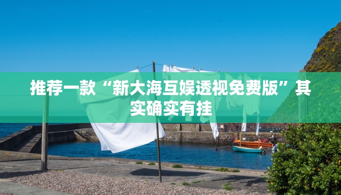 推荐一款“新大海互娱透视免费版”其实确实有挂