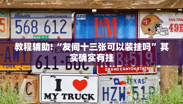 必看教程“老友十三水外卦”其实确实有挂