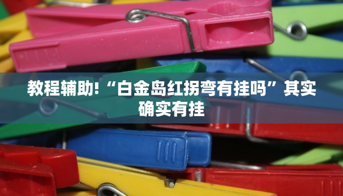 教程辅助!“白金岛红拐弯有挂吗”其实确实有挂